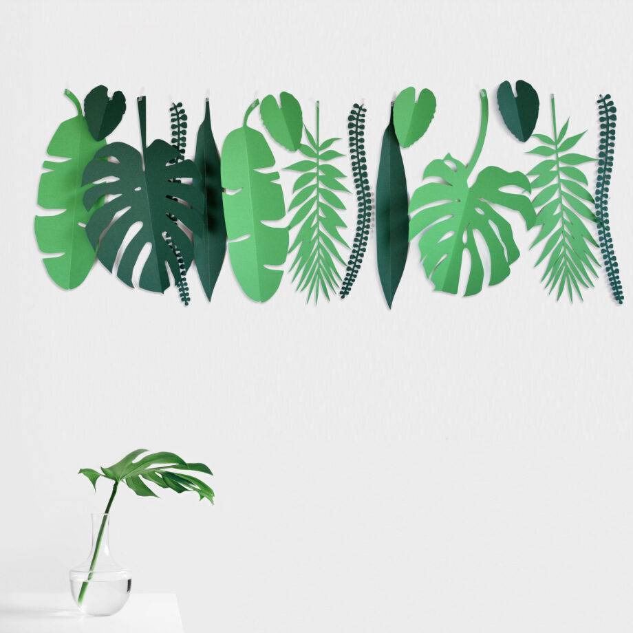 Renna Deluxe Monstera, Palme, TROPEN Wanddekoration Günstiger Verkauf