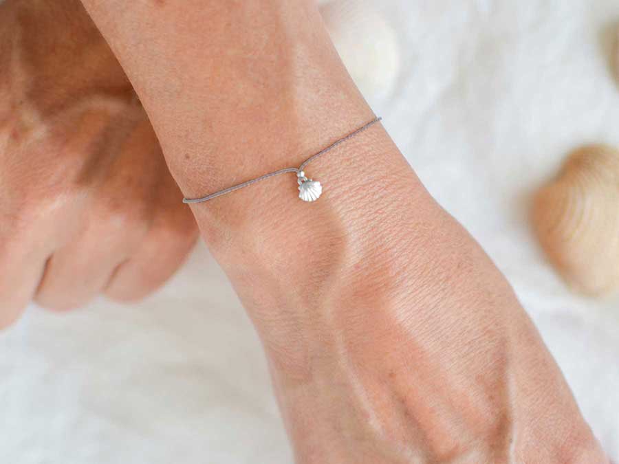 Renna Deluxe MUSCHEL Armband Silber Fabrikpreis