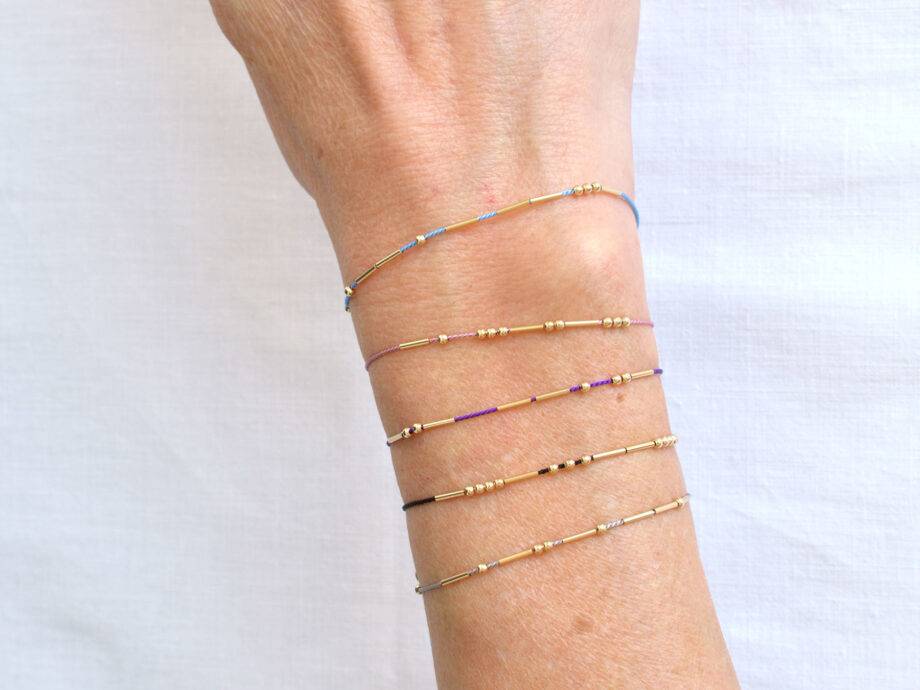 Renna Deluxe MORSE CODE Armband in gold Begrenztes Angebot