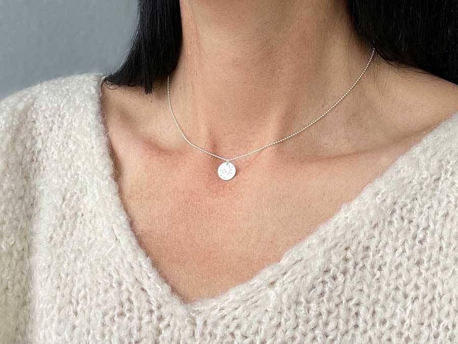 Renna Deluxe STERNZEICHEN Kette Silber Saisonschlussverkauf