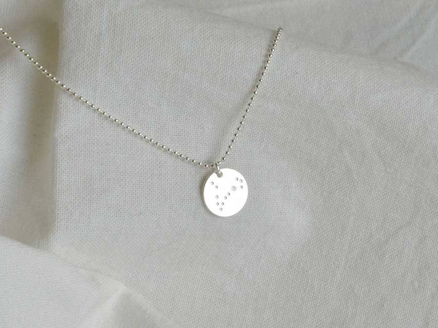 Renna Deluxe STERNZEICHEN Kette Silber Saisonschlussverkauf