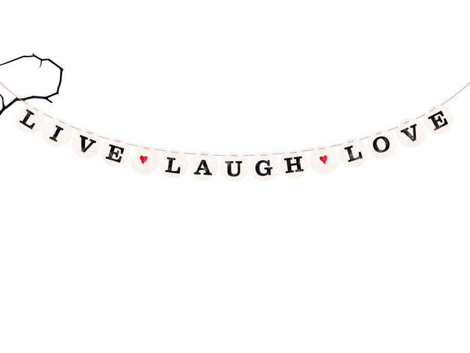 Renna Deluxe LIVE LAUGH LOVE Girlande Große Rabatte