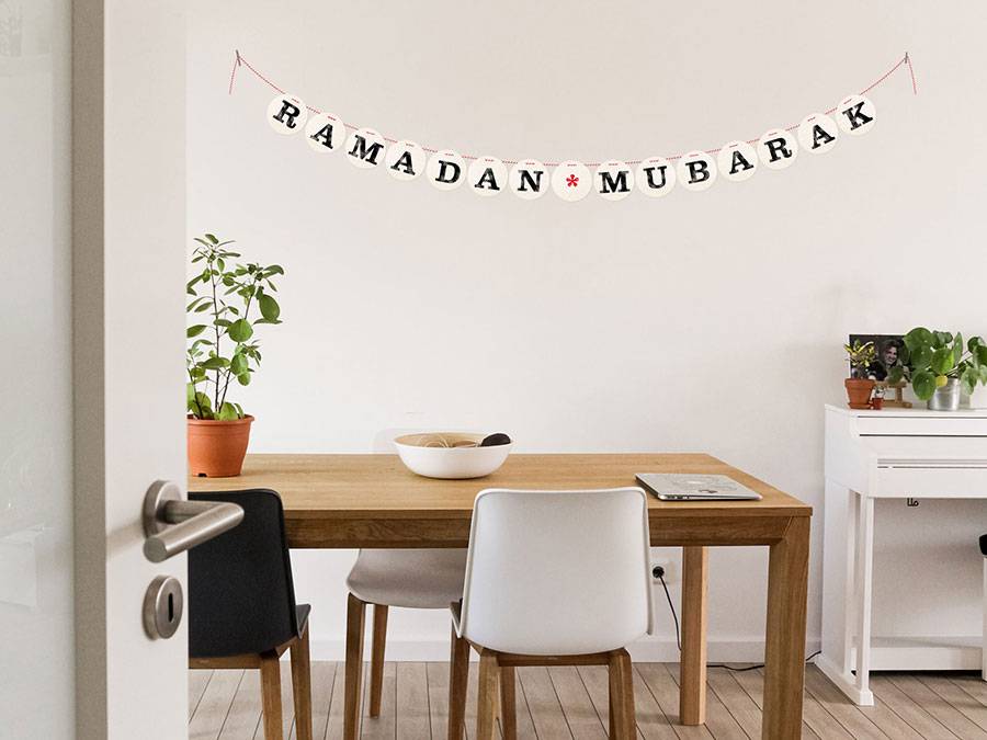 Renna Deluxe RAMADAN MUBARAK Girlande Saisonale Angebote