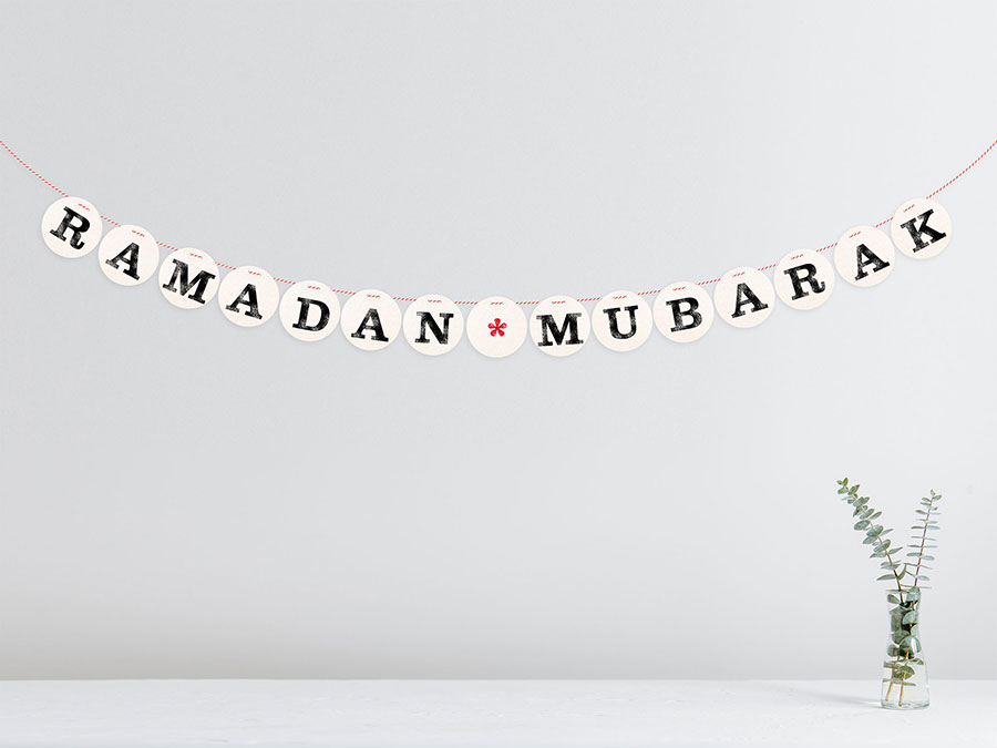 Renna Deluxe RAMADAN MUBARAK Girlande Saisonale Angebote