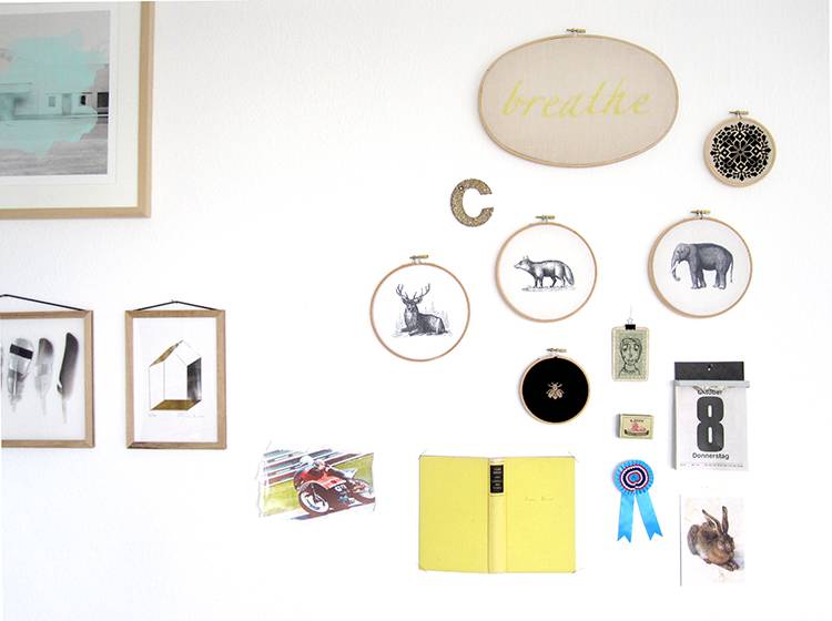 Renna Deluxe FUCHS Bild im Stickrahmen Kauf eins, bekomm eins gratis
