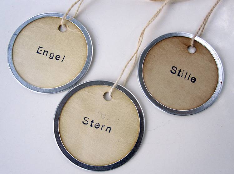 Renna Deluxe ENGEL STERN STILLE Weihnachtsanhänger Kostenlose Rückgabe