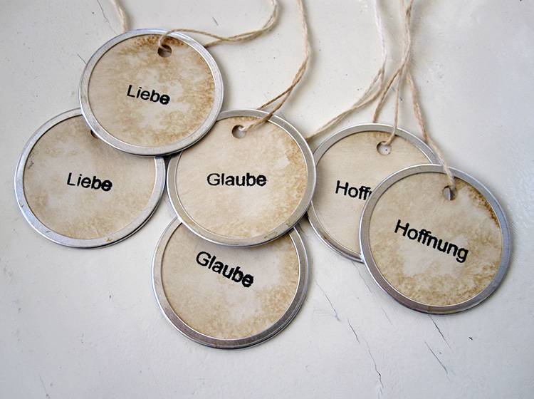 Renna Deluxe LIEBE GLAUBE HOFFNUNG 3er Set Begrenzte Freigabe