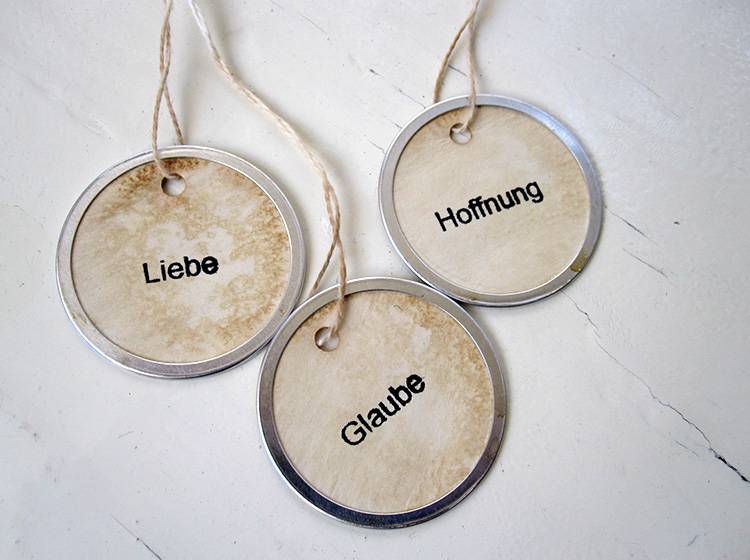 Renna Deluxe LIEBE GLAUBE HOFFNUNG 3er Set Begrenzte Freigabe