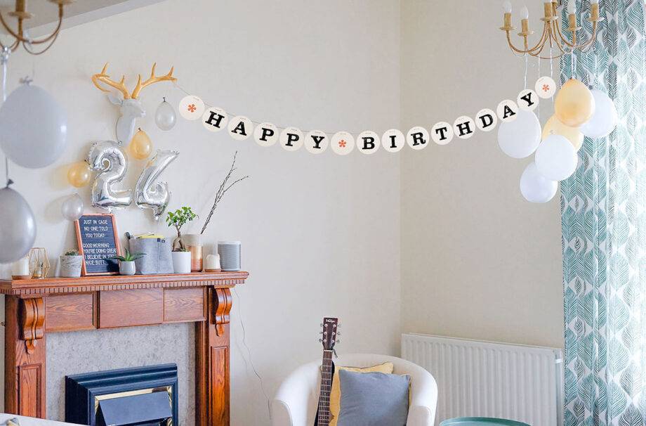 Renna Deluxe HAPPY BIRTHDAY Girlande Zeitbegrenzte Promotion