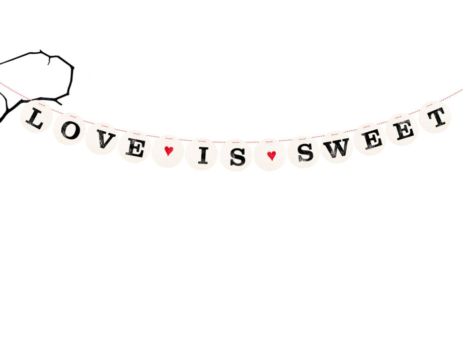 Renna Deluxe LOVE IS SWEET Girlande Bis zu 50% Rabatt