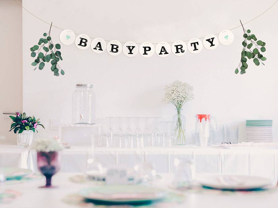 Renna Deluxe BABYPARTY Girlande Clearance-Verkauf