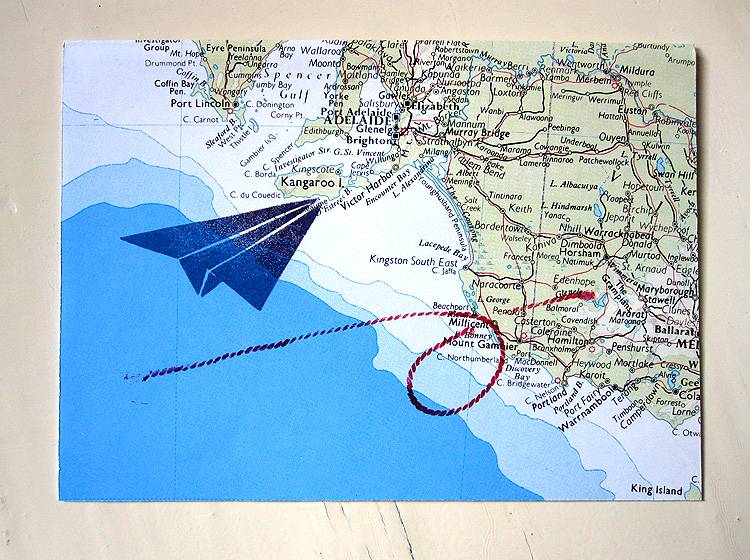 Renna Deluxe Atlas Karte Flieger auf Weltreisen Online