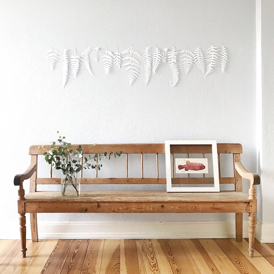 Renna Deluxe FARN-Wedel Wanddekoration Valentinstagsangebot