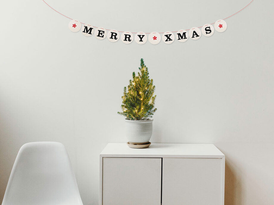 Renna Deluxe MERRY XMAS Girlande Online Outlet