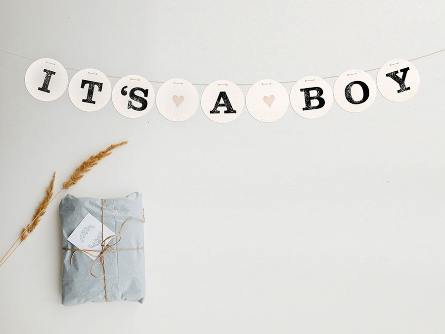 Renna Deluxe IT’S A BOY Girlande Super Sparpreis