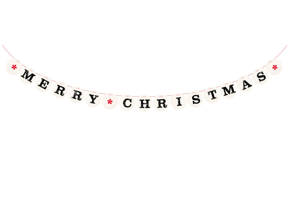 Renna Deluxe Merry Christmas Girlande Black Friday