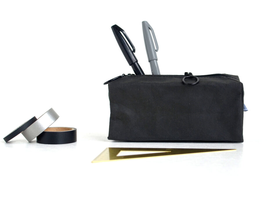 Renna Deluxe Federmäppchen mit Monogramm personalisiert in Schwarz Blitzangebot