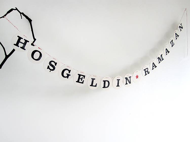 Renna Deluxe HOSGELDIN RAMAZAN Girlande Sonderangebote