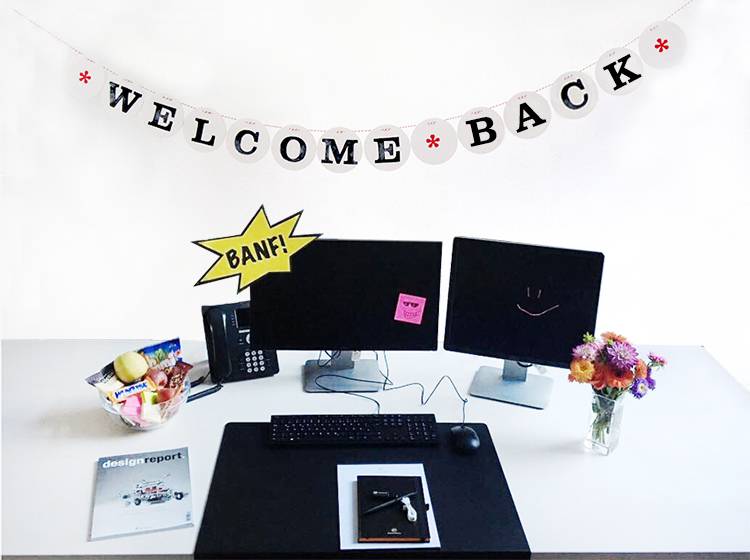 Renna Deluxe WELCOME BACK Girlande Neueste Stile