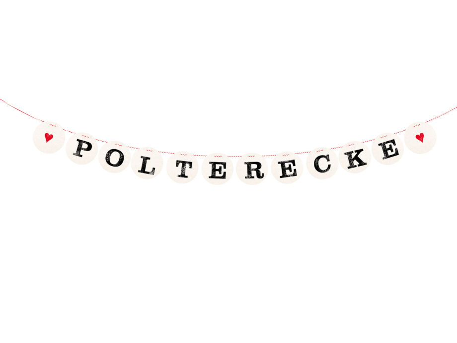 Renna Deluxe Polterecke Girlande für den Polterabend Bis zu 50% Rabatt