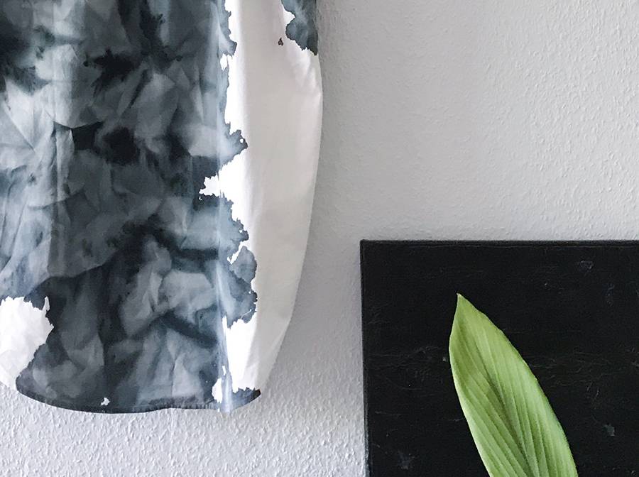 Renna Deluxe Hemdkleid oversize mit schwarzem Klecks Nur für heute