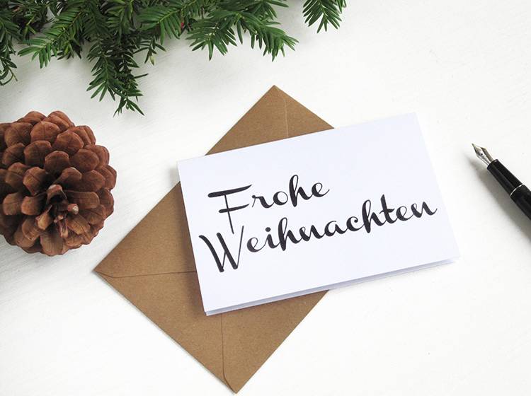 Renna Deluxe Frohe Weihnachten // Klappkarte Speichern exportieren