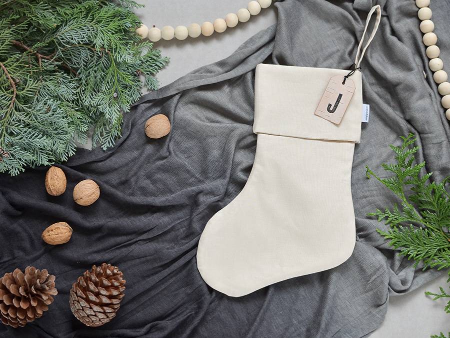 Renna Deluxe Nikolausstiefel mit Monogramm auf Birkenrinde Blitzverkäufe