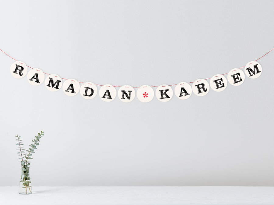 Renna Deluxe RAMADAN KAREEM Girlande Fabrikpreis