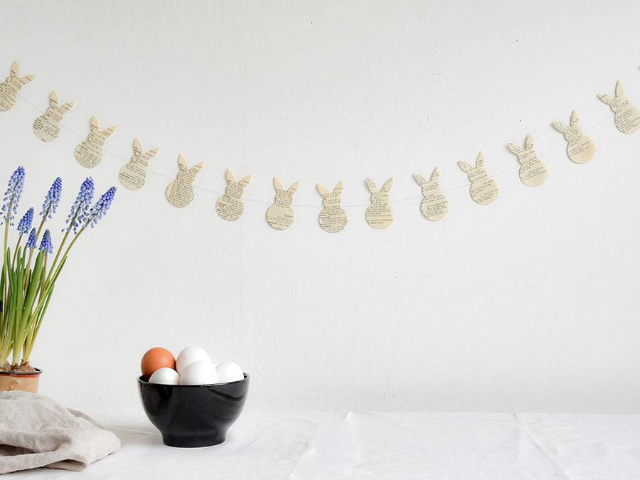 Renna Deluxe Osterei zum Anhängen in Fraktur Großer Ausverkauf