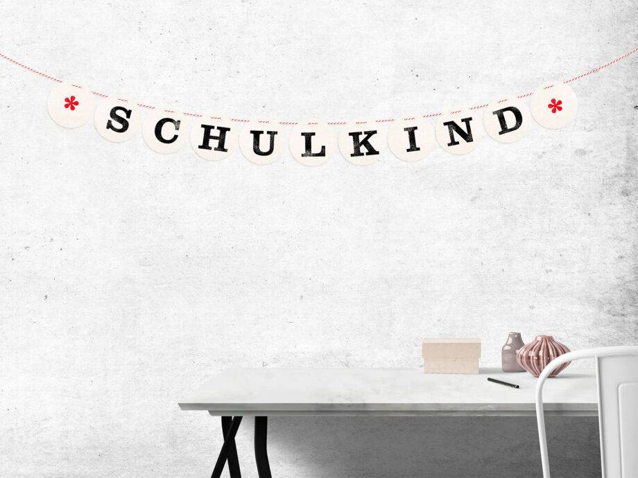 Renna Deluxe SCHULKIND Girlande für die Einschulung Party-Deko Flash Sale