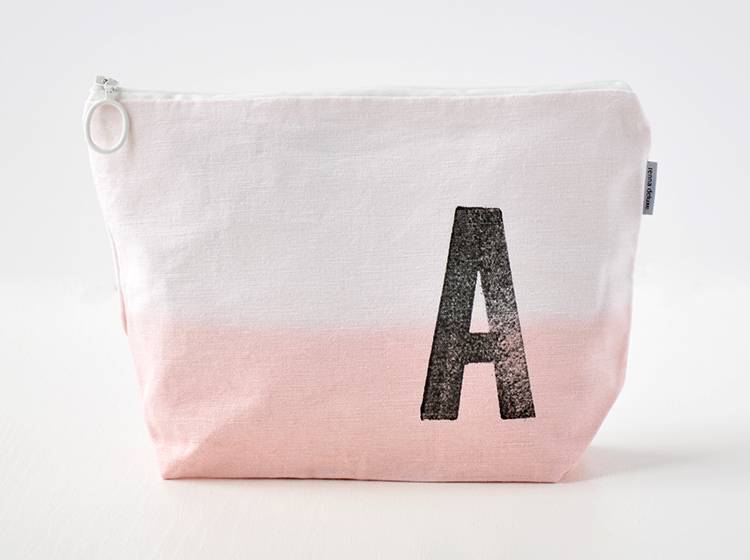Renna Deluxe Kulturtasche ROSA mit Monogramm personalisiert Zeitlich begrenztes Angebot