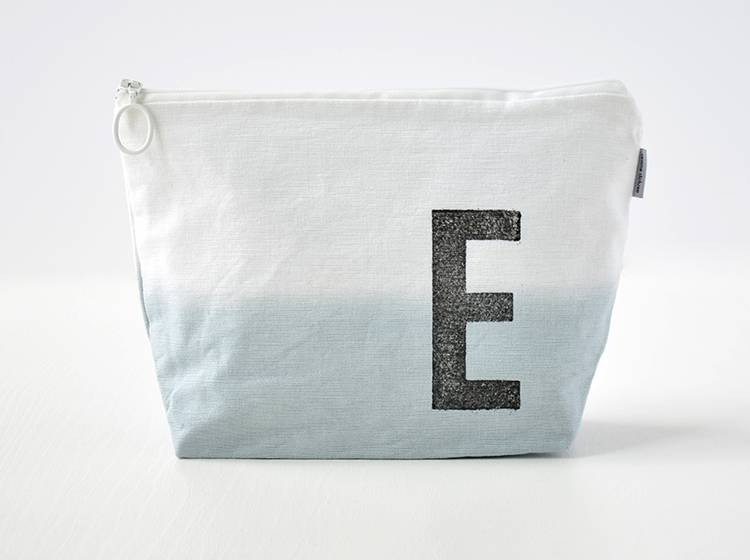 Renna Deluxe Kulturtasche GRAU mit Monogramm personalisiert Exklusive Angebote