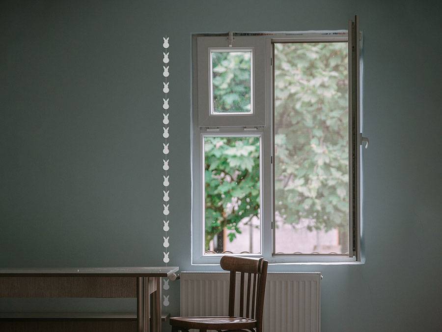 Renna Deluxe Hasen Girlande senkrecht Super Sparpreis