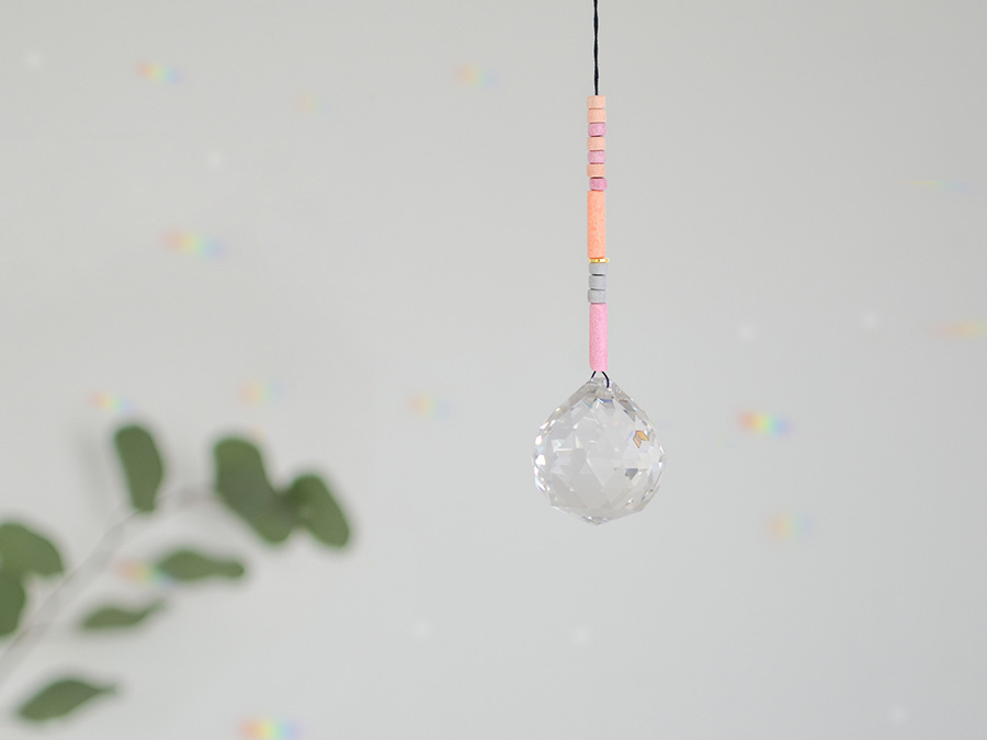Renna Deluxe SUNCATCHER Rosa Grau Korall Flash Sale