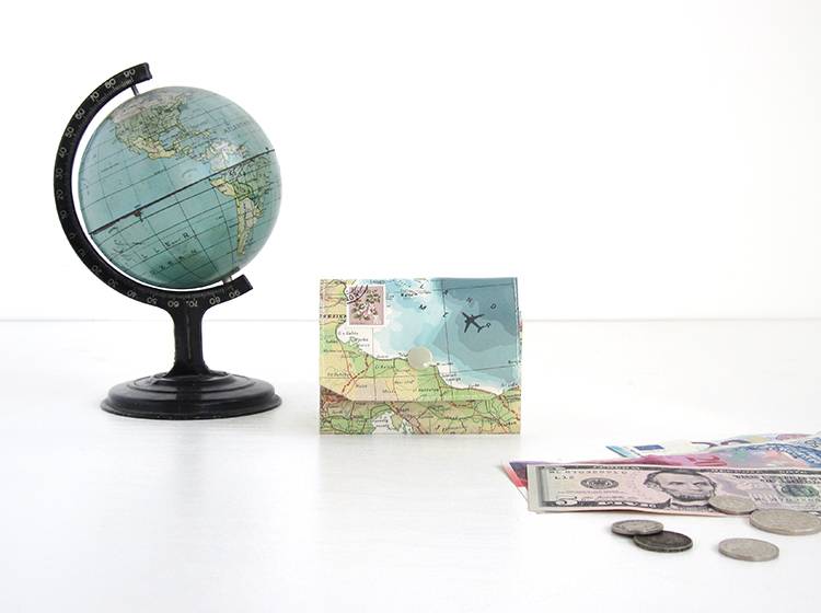 Renna Deluxe Atlas Portemonnaie aus Landkarten Osterangebot