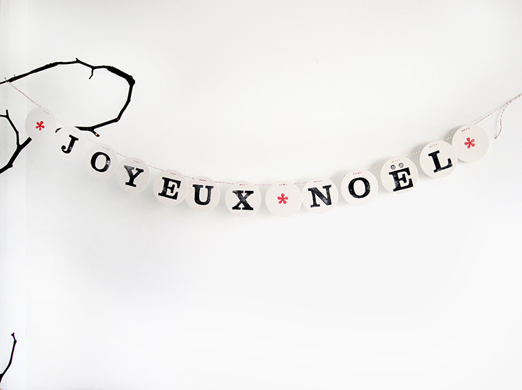 Renna Deluxe JOYEUX NOËL Girlande Muttertagsangebot