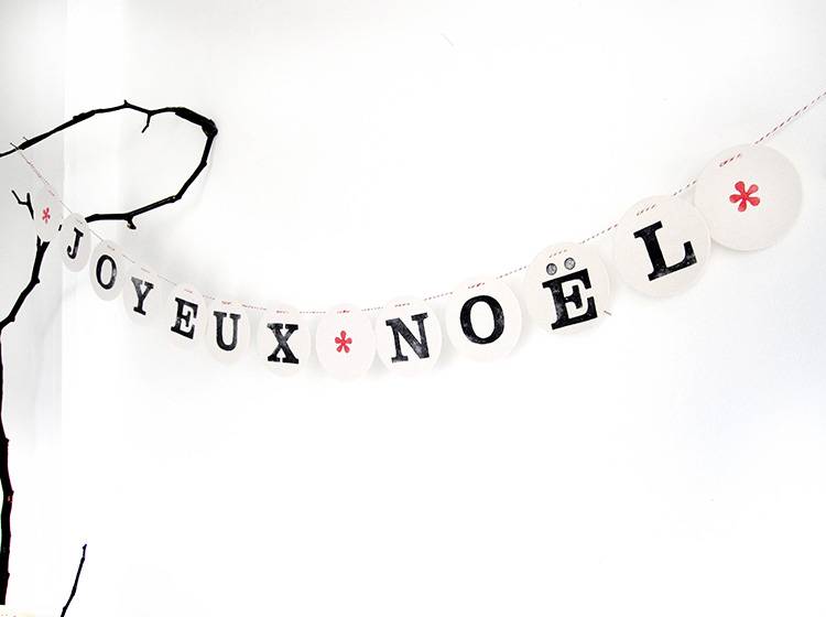 Renna Deluxe JOYEUX NOËL Girlande Muttertagsangebot