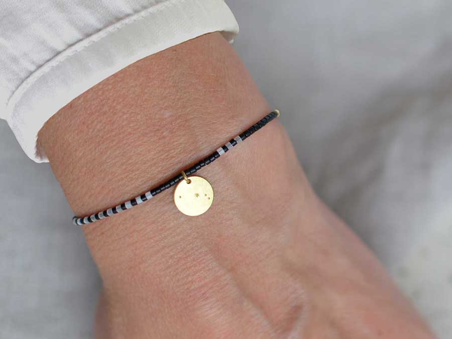 Renna Deluxe WIDDER Sternzeichen Armband Gold