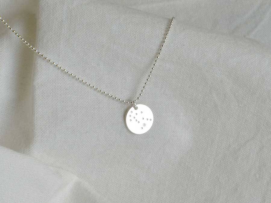 Renna Deluxe ZWILLINGE Sternzeichen Kette Silber