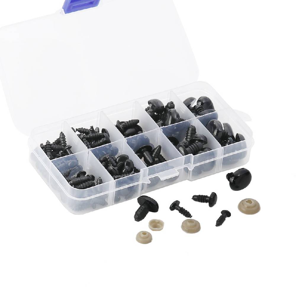 Sadingo Teddynasen Set mit Unterlegscheiben für Häkeltiere Super Sparpreis