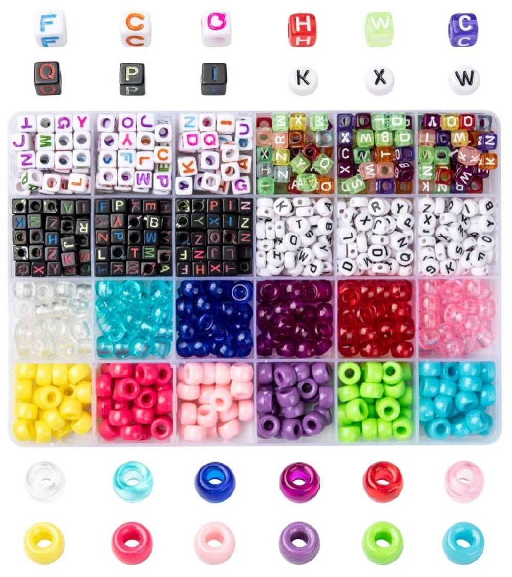 Sadingo Acrylperlen Set mit Aufbewahrungsbox Letzte 2 Tage
