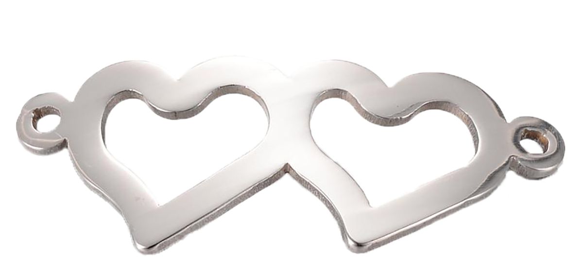 Sadingo Schmuckverbinder Herz | 10 Stück, 31,5x12,5 mm Bis zu 60% Rabatt