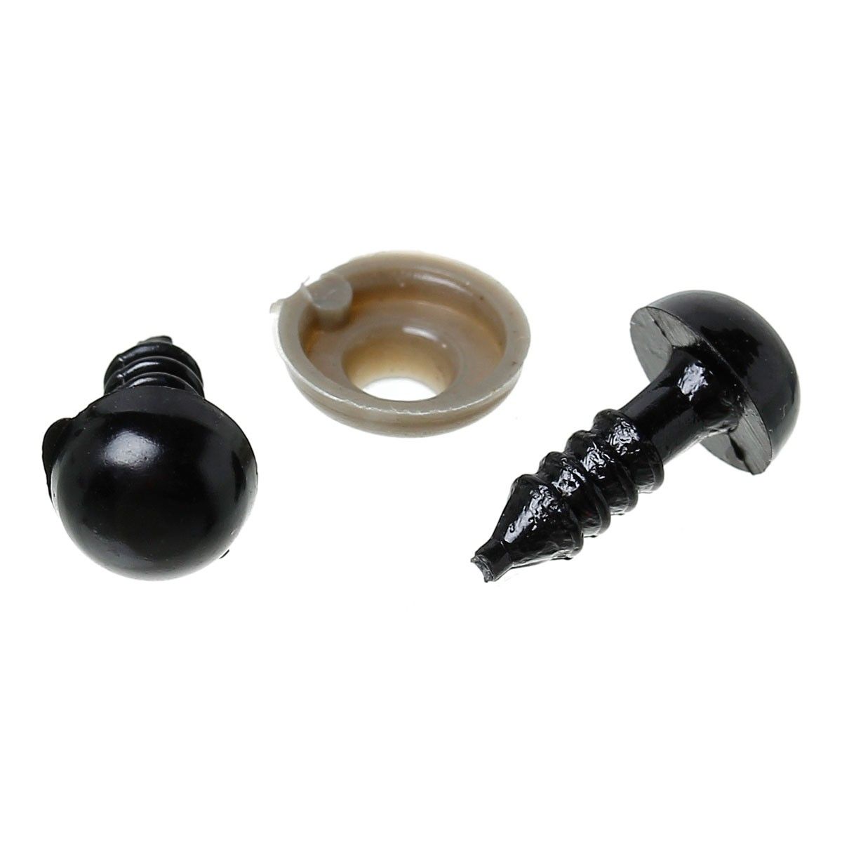 Sadingo Puppenaugen, Teddyaugen - 50 Stk. - Auge Ø 8 mm 50% Rabatt mit kostenlosem Versand