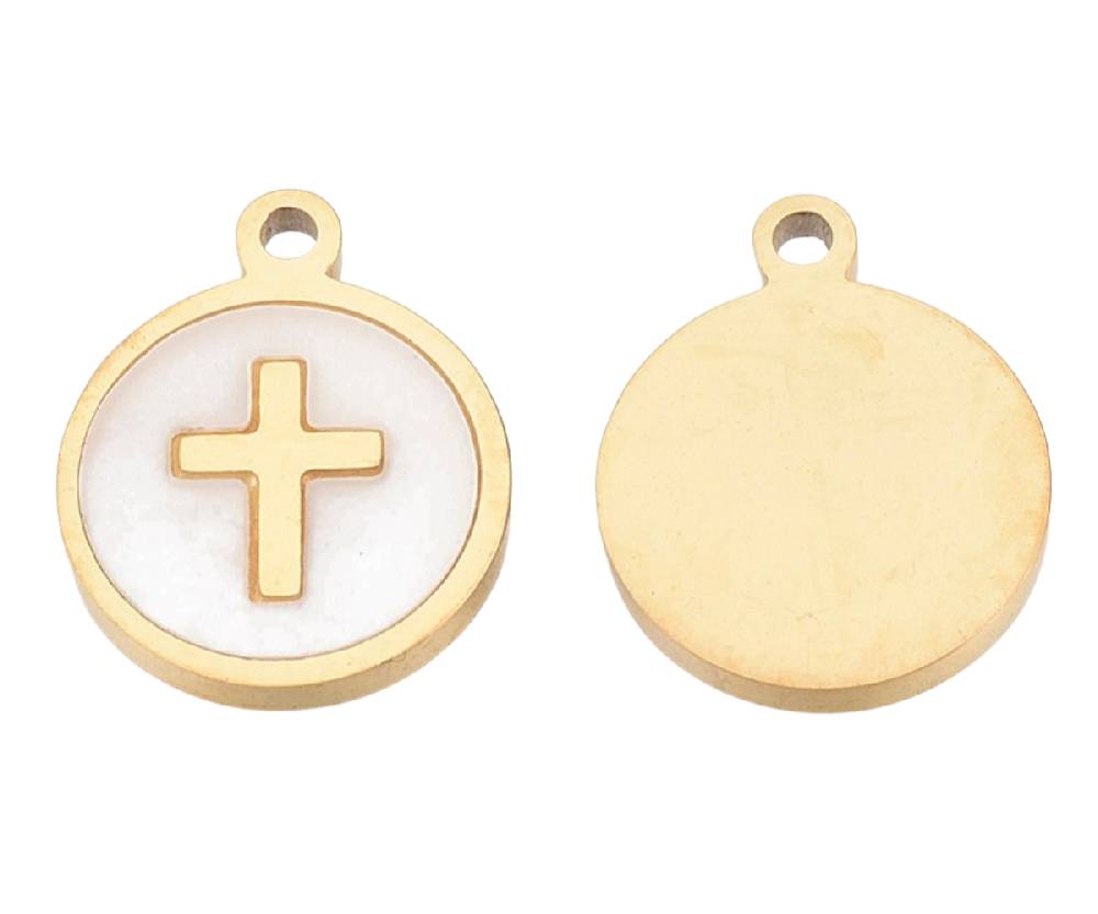 Sadingo Kleine Anhänger Edelstahl, 2 Stück 12x10mm, Motiv wählbar Fabrikverkauf