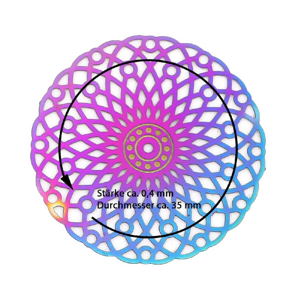 Sadingo Schmuckverbinder Mandala | 10 Stück, 31x30mm Cyber Monday