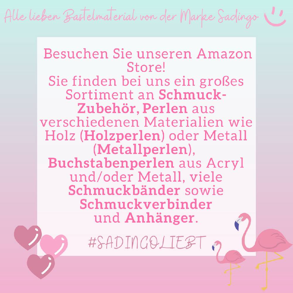 Sadingo Schmuckverbinder Blume des Lebens | 10 Stück, 13mm Weihnachtsangebot