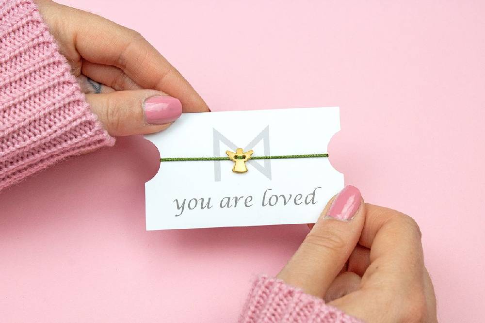 Sadingo Armband Geschenk für Mädchen, Schutzengel Bändchen Sonderangebote