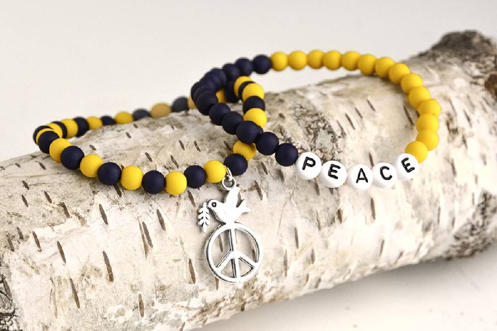 Sadingo Ukraine Armband | blau & gelb Riesige Ersparnisse