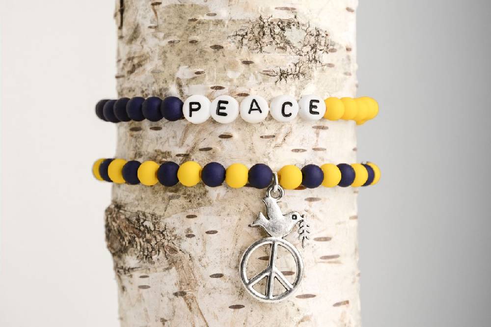 Sadingo Ukraine Armband | blau & gelb Riesige Ersparnisse