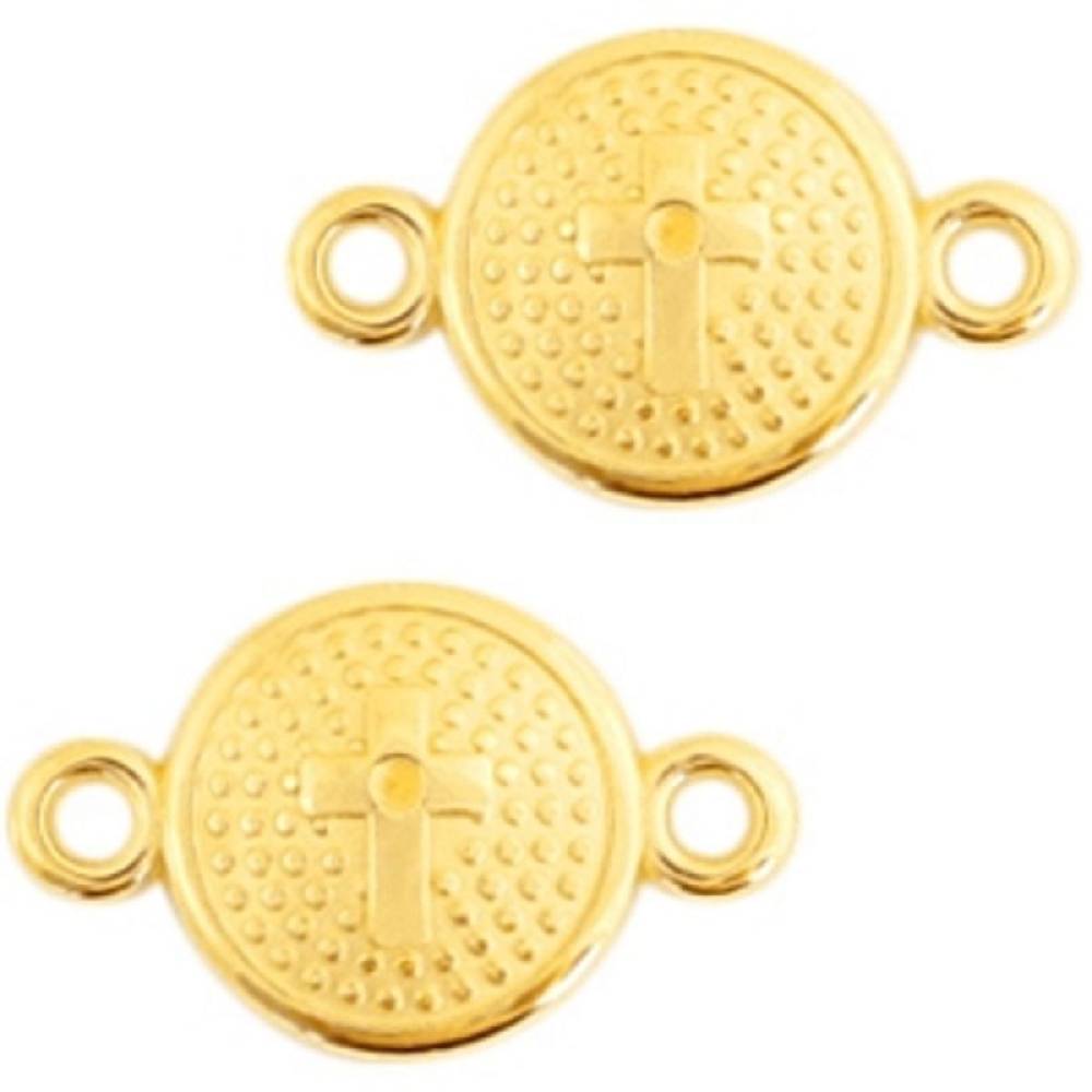 Sadingo Schmuckverbinder mit Kreuz, 20 x 14 mm im Angebot